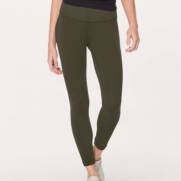Lululemon Align Legging 25" in Dark Olive - 8 - Picture 1 of 1